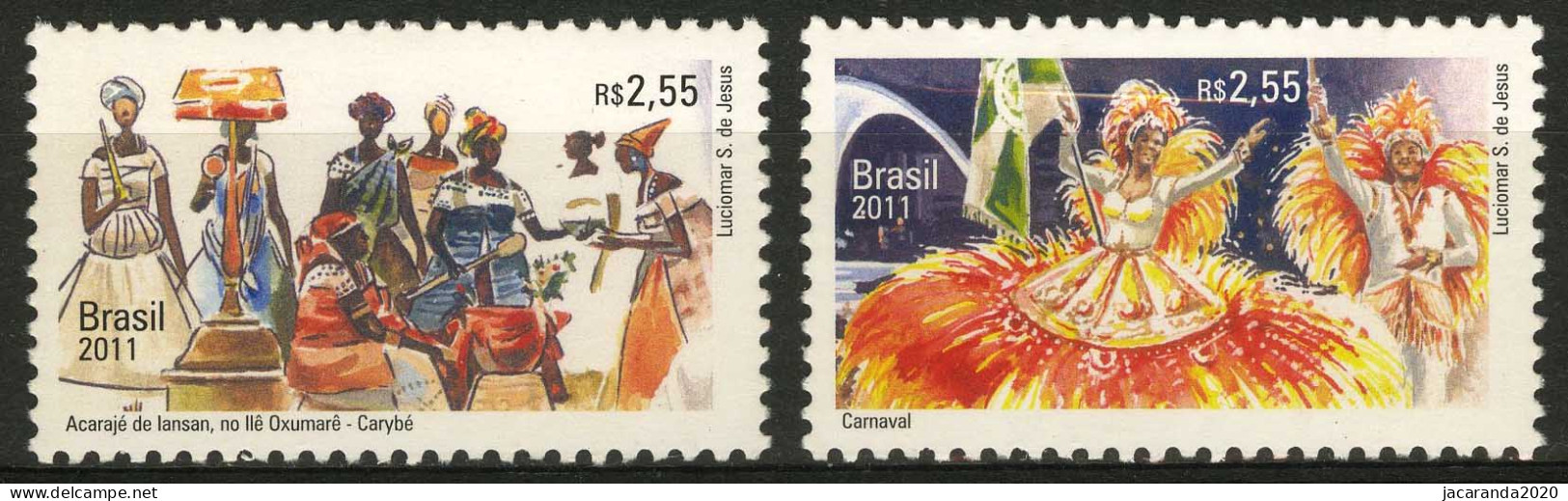 2011 - Brazilië - Brésil - Brasil - Europalia  - Carnaval - Kaiapo Indianen - Emissions Communes