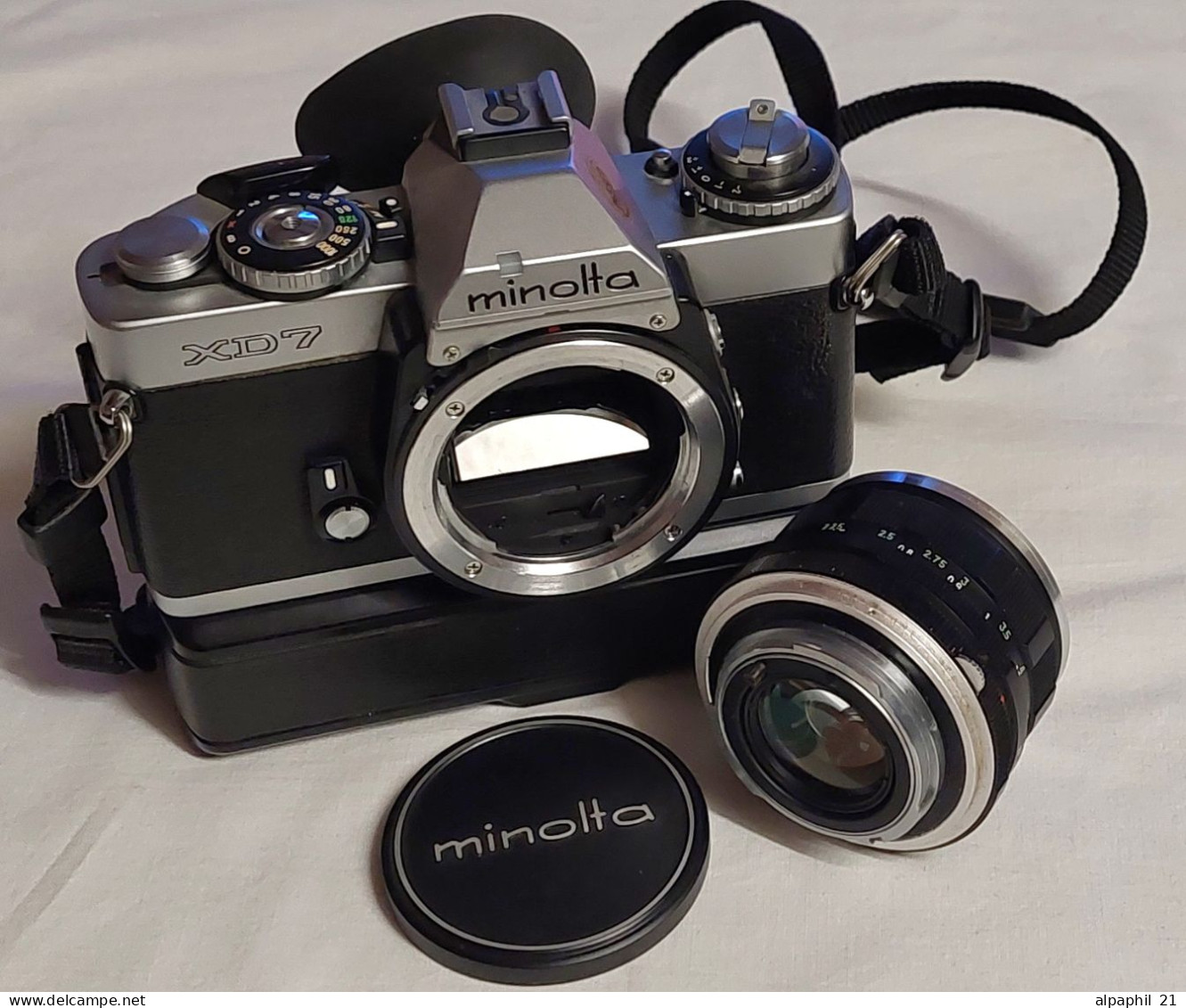 Minolta XD7 With Auto Winder D And Lenses - Cameras