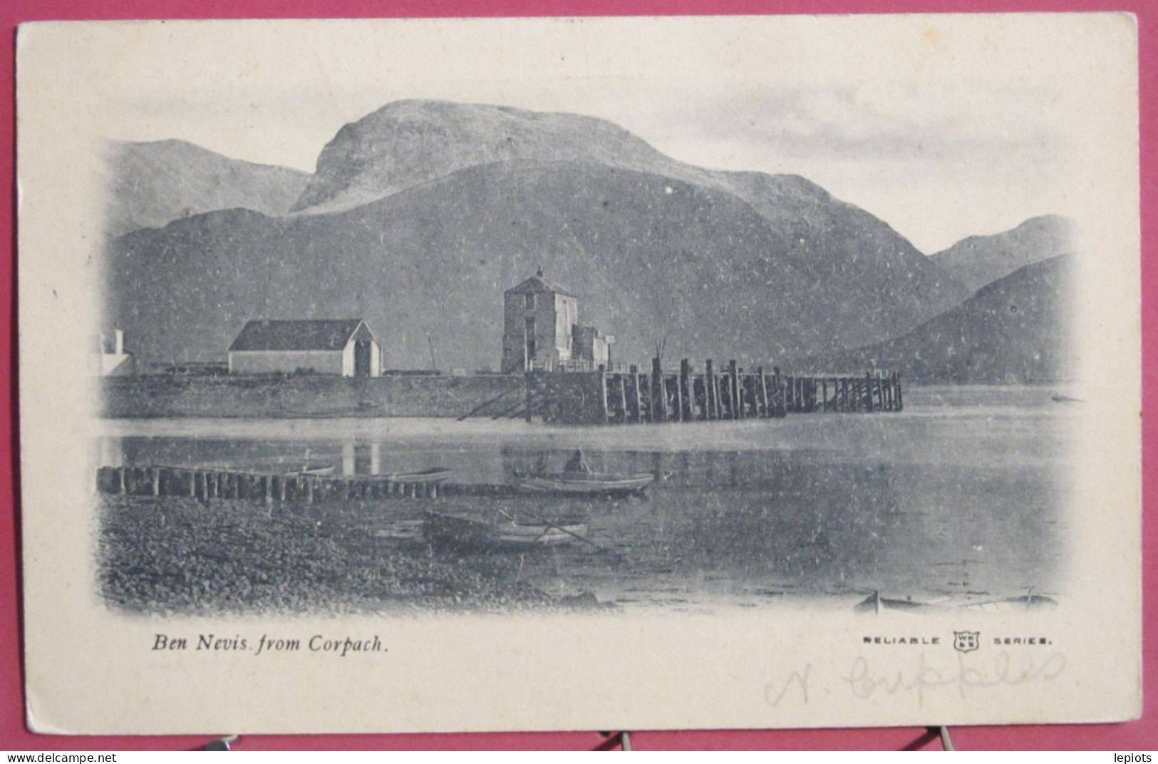 Visuel Très Peu Courant - Ecosse - Ben Nevis From Corpach - 1905 - Inverness-shire