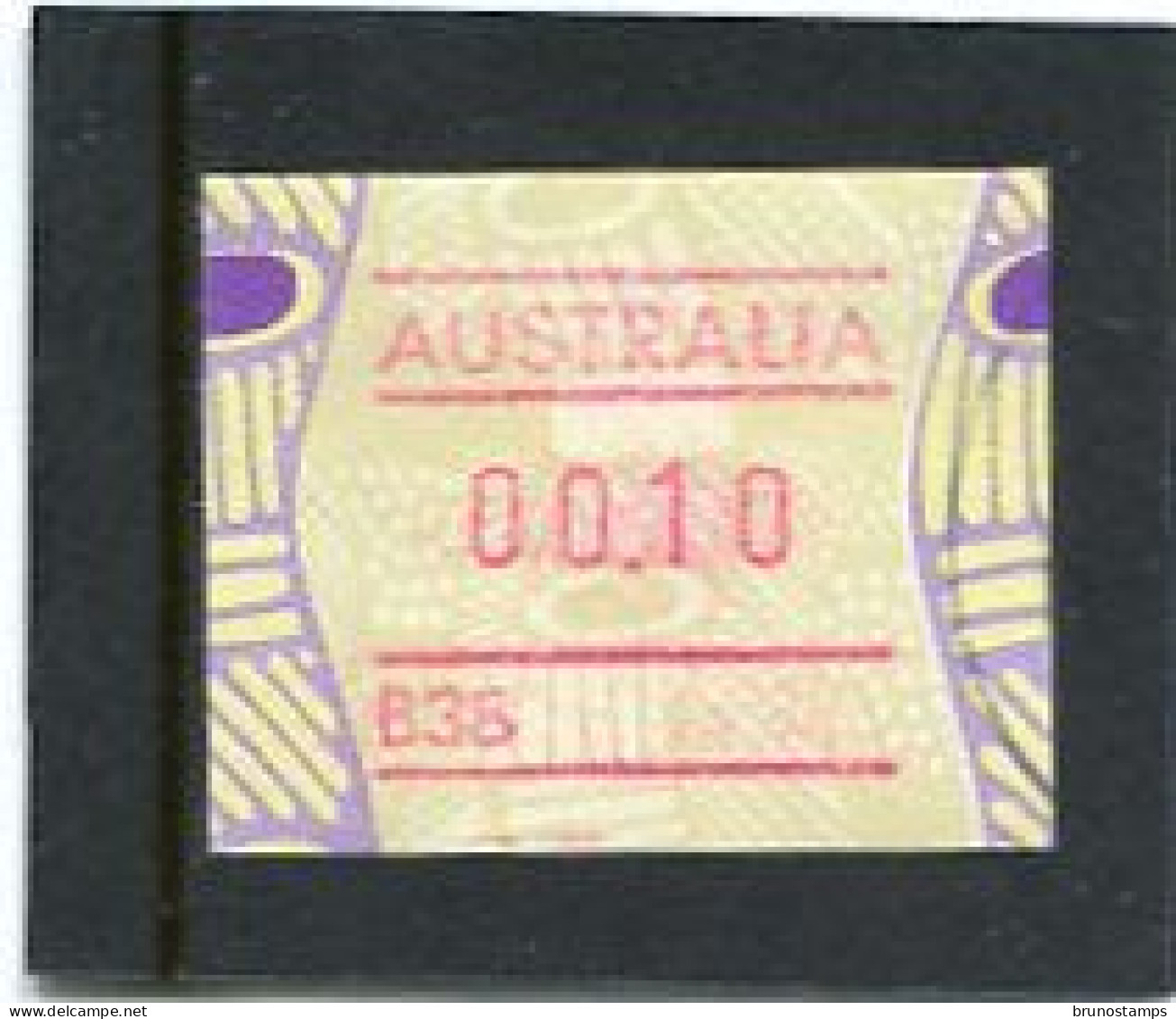 AUSTRALIA - 1999  10c  FRAMA  TIWI  NO  POSTCODE   B38   FINE USED - Automaatzegels [ATM]