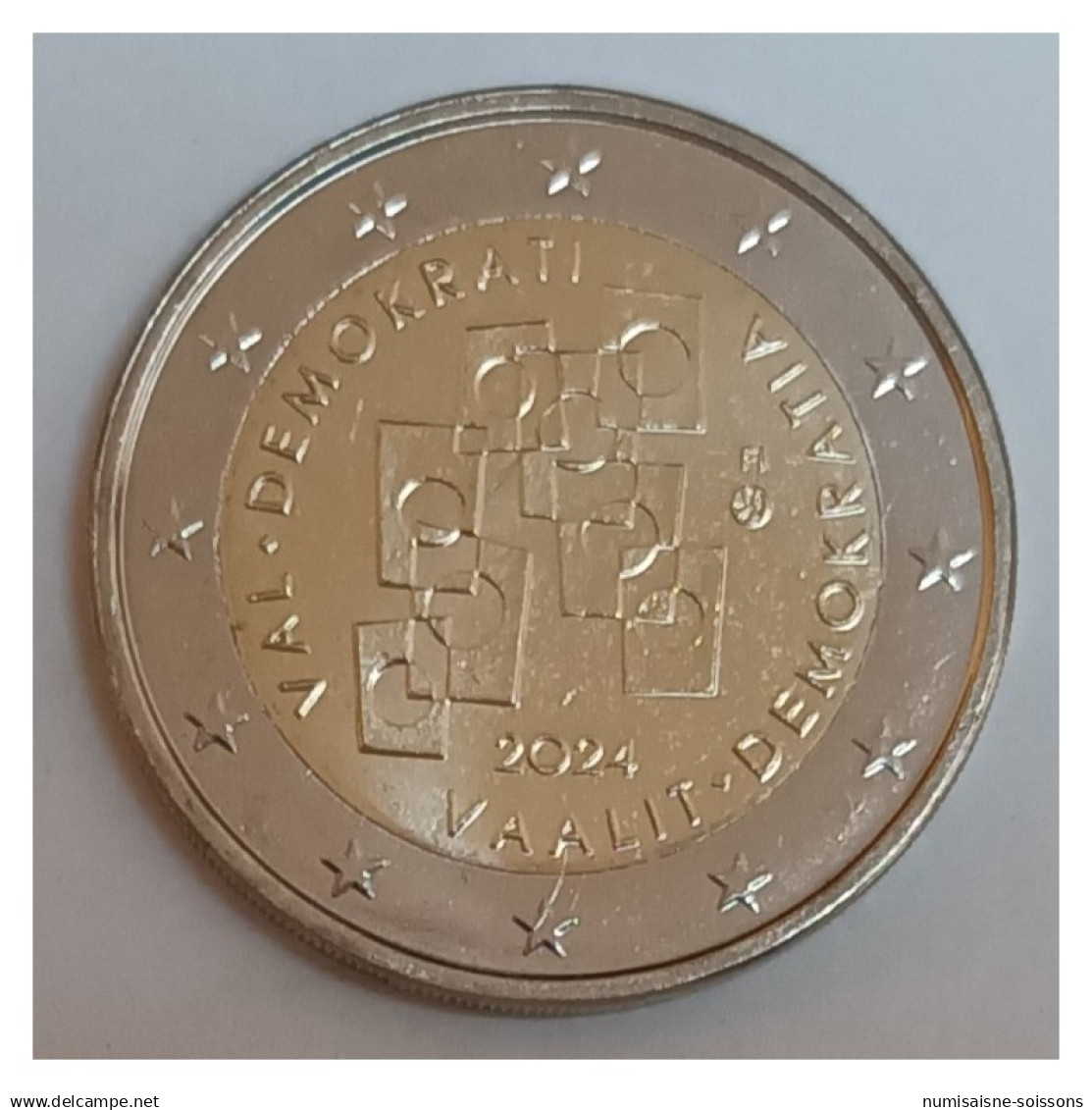 FINLANDE - 2 EURO 2024 - ELECTIONS ET DEMOCRATIE - Finlandia