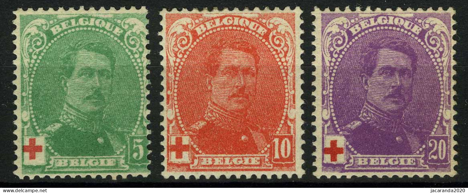 België 129/31 * - Rode Kruis - Croix-Rouge - 1914-1915 Croce Rossa