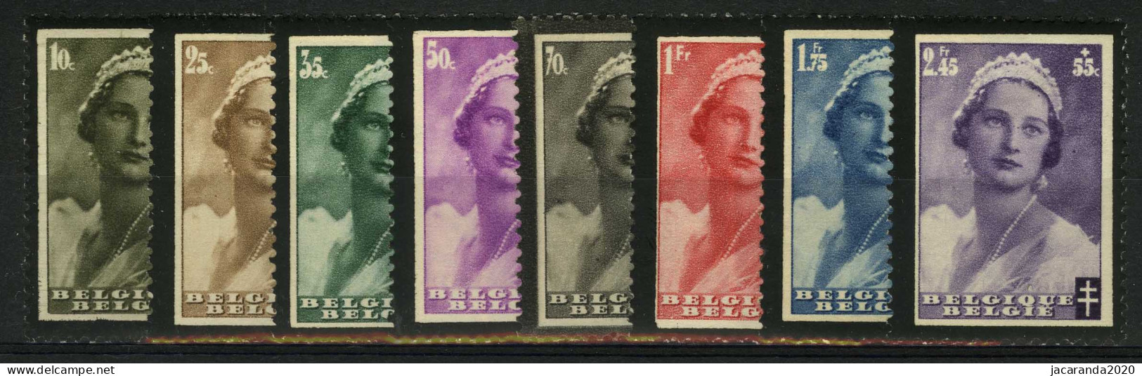 België 411/18 * - Koningin Astrid - MLH - Neufs