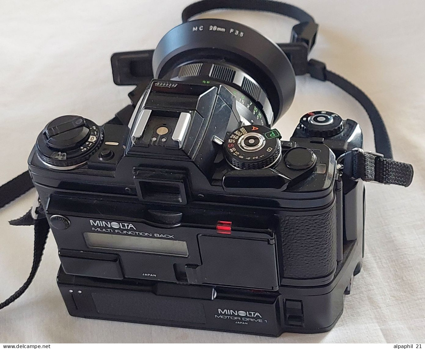 Minolta X-700 MPS With Motor Drive 1 And Lenses - Appareils Photo