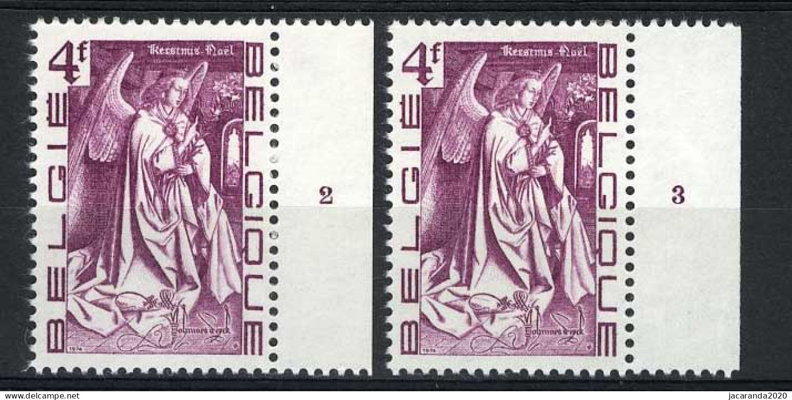 België 1737 - Plaatnummers 2-3 - 1971-1980