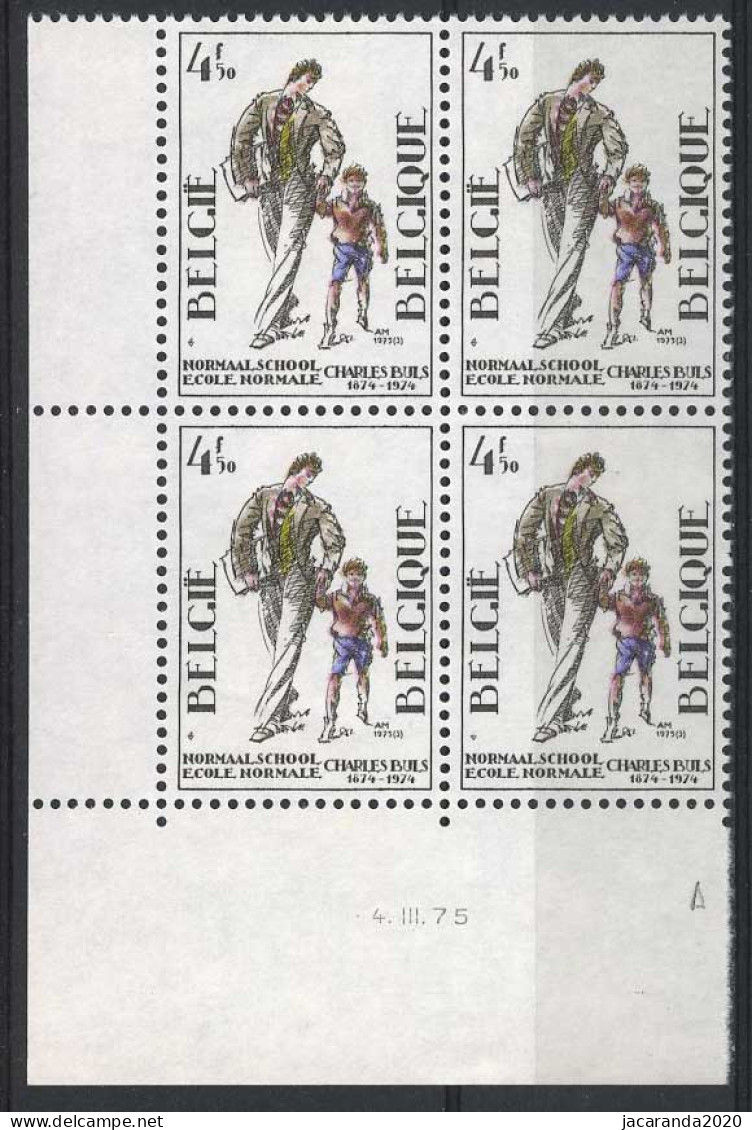 België 1752 - Hoekdatum 4.III.75 - Hoekdatums