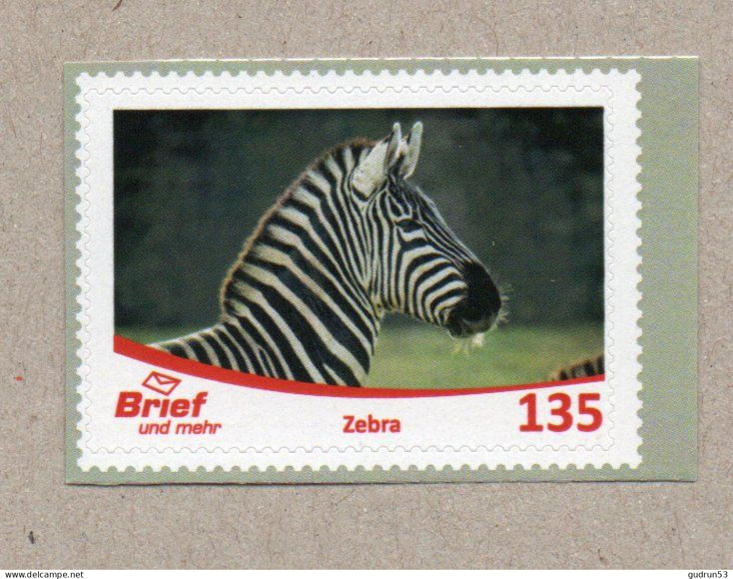 042] BRD - Privatpost Briefundmehr- Steppenzebra (Equus Quagga) - Chevaux