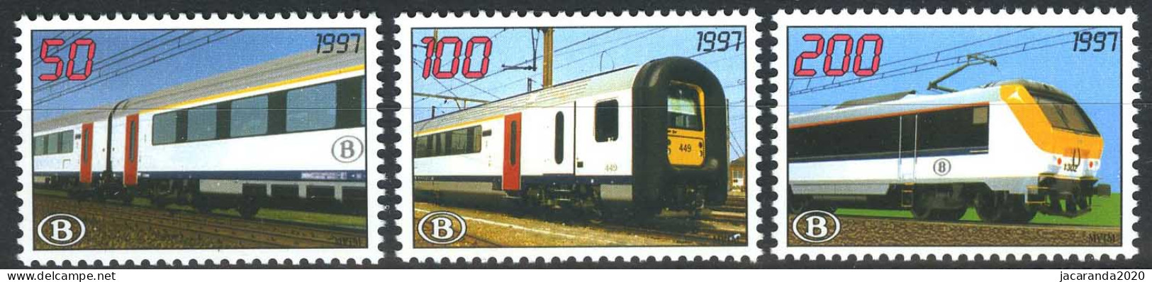 België TRV3/5 - Nieuwe Trein "I11" - 1996-2013 Vignetten [TRV]