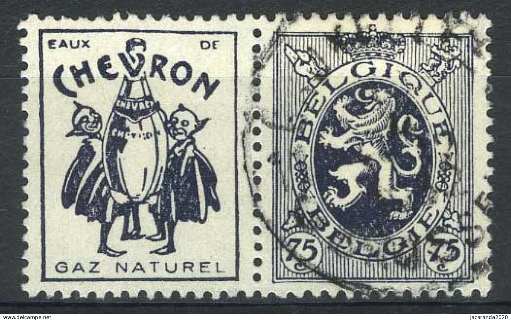 België PU49 - Chevron - Gestempeld - Usati