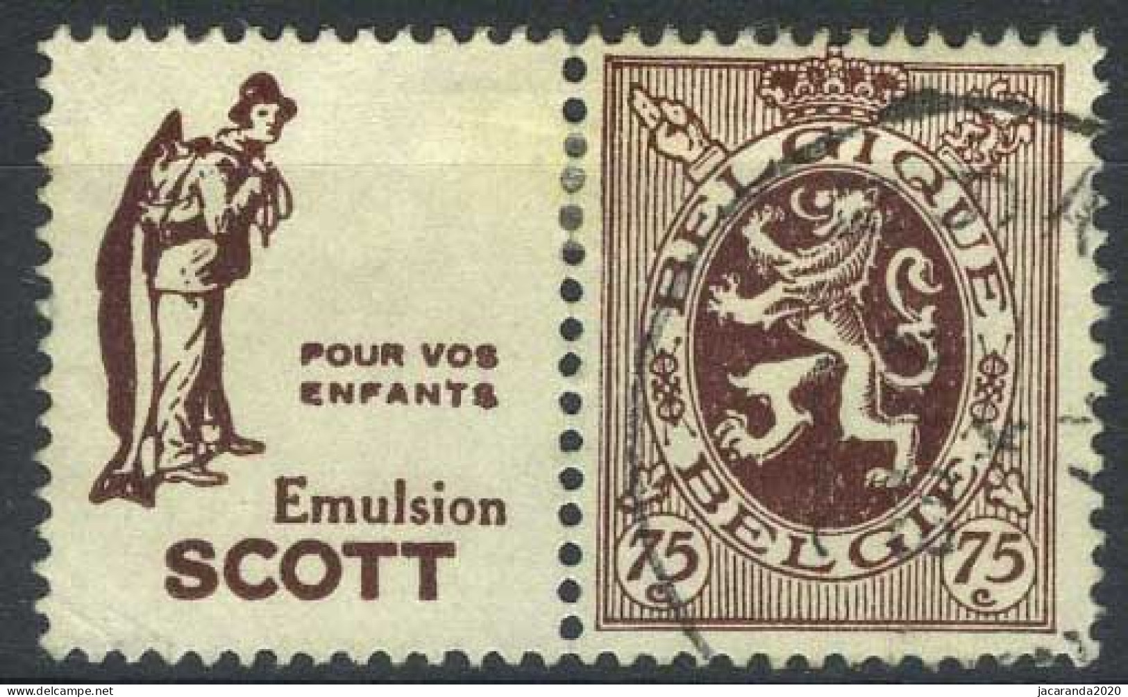 België PU58 - Scott (enfants) - Gestempeld - Usati