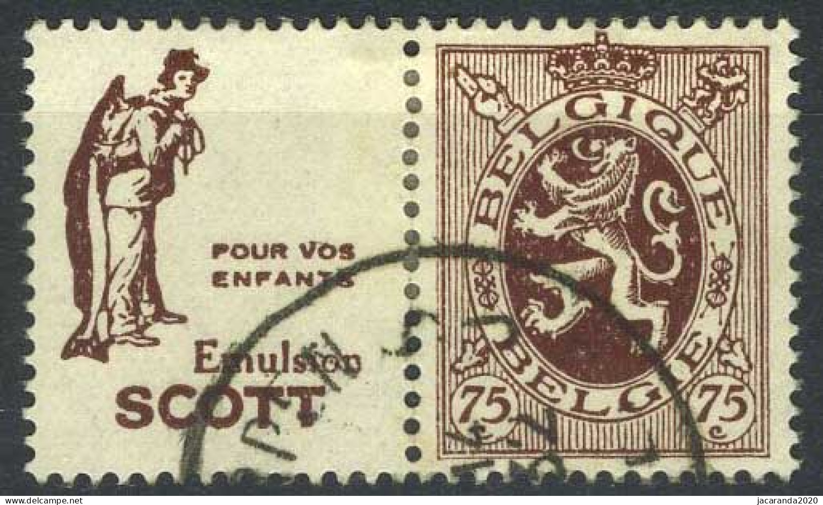 België PU58 - Scott (enfants) - Gestempeld - Usati