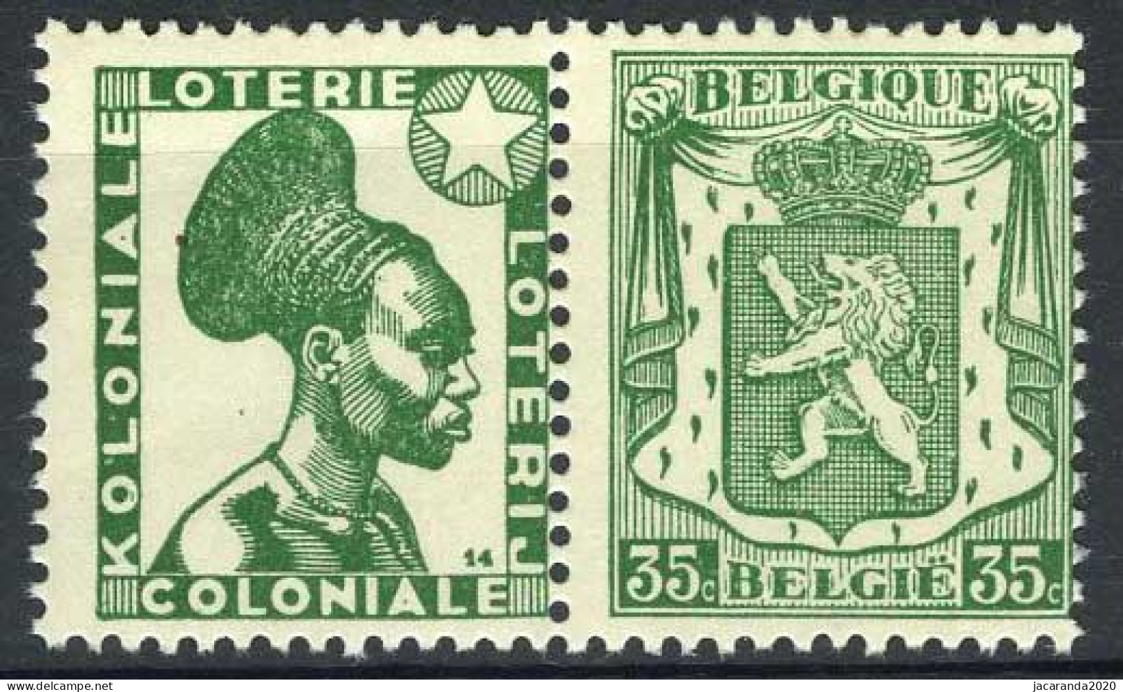 België PU85 ** - Koloniale Loterij - Mint