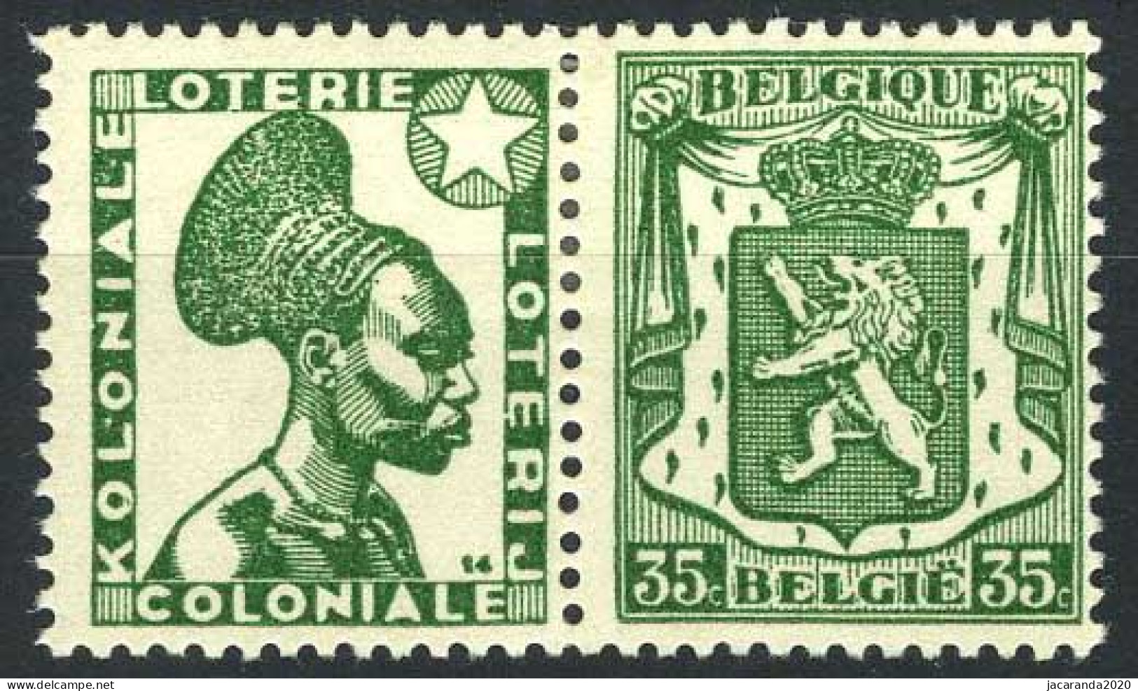 België PU85 * - Koloniale Loterij - Mint