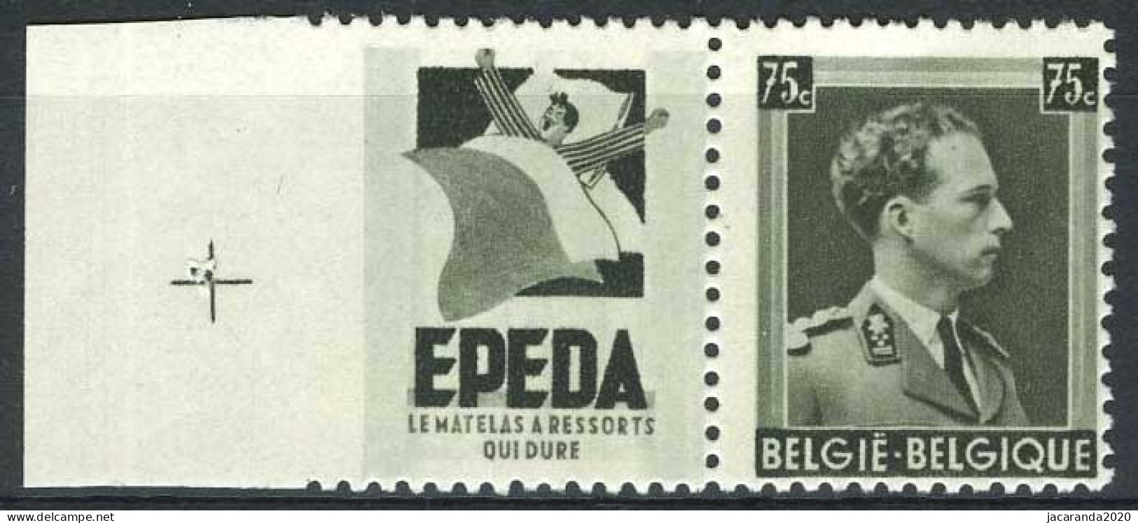 België PU100 ** - Witte Rand - Epeda - Mint