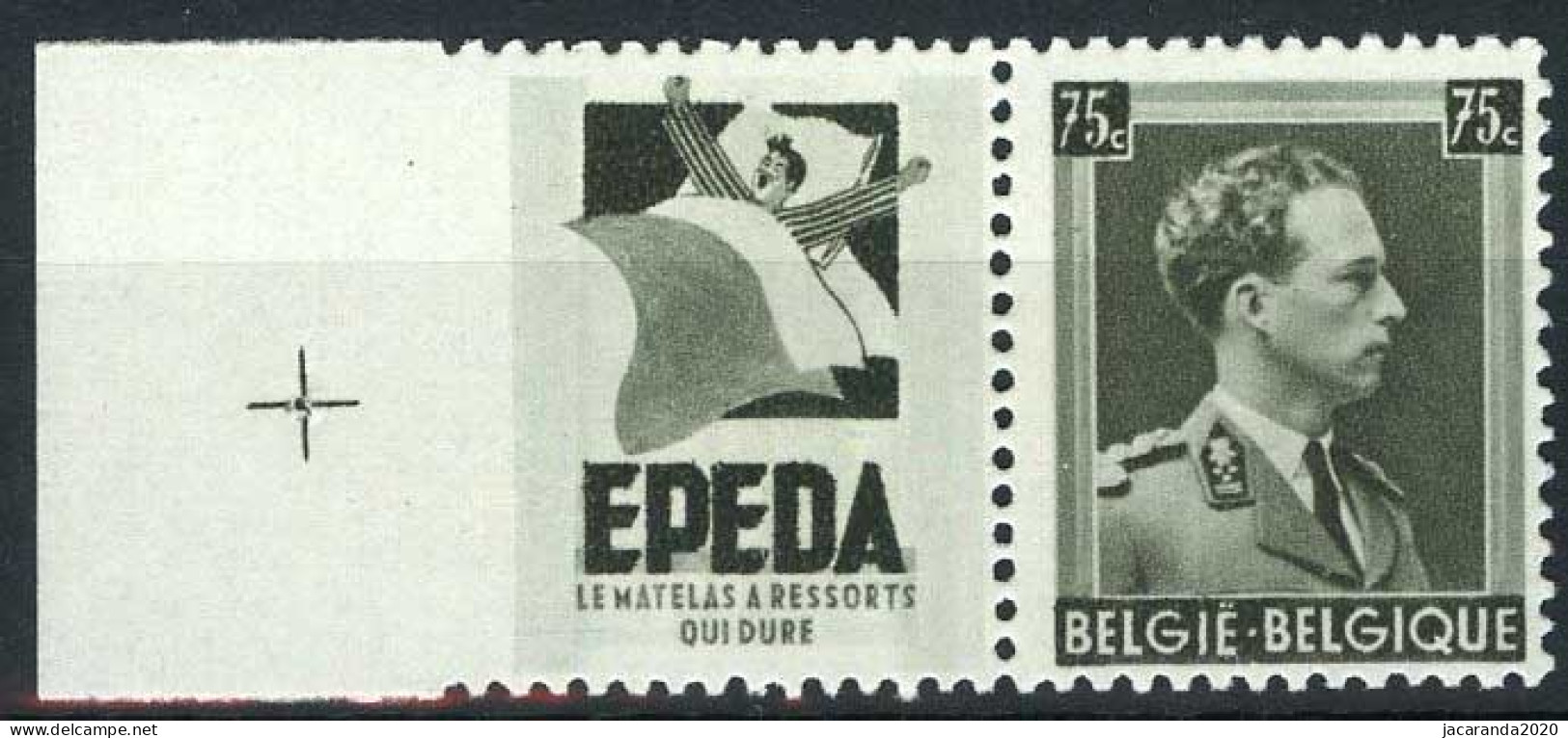België PU100 * - Witte Rand - Epeda - Neufs