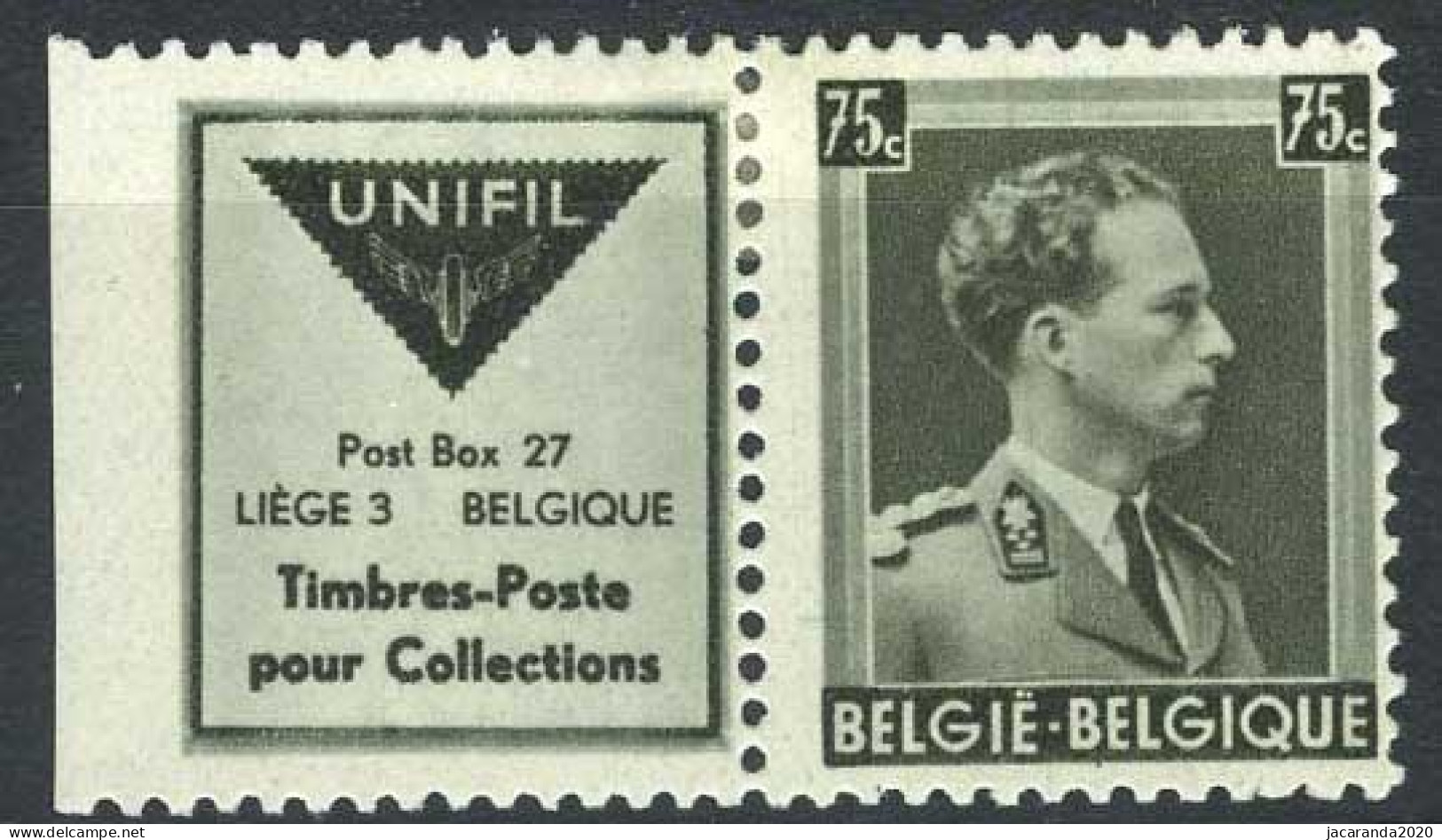 België PU106 * - Witte Rand - Unifil T.P. - Mint