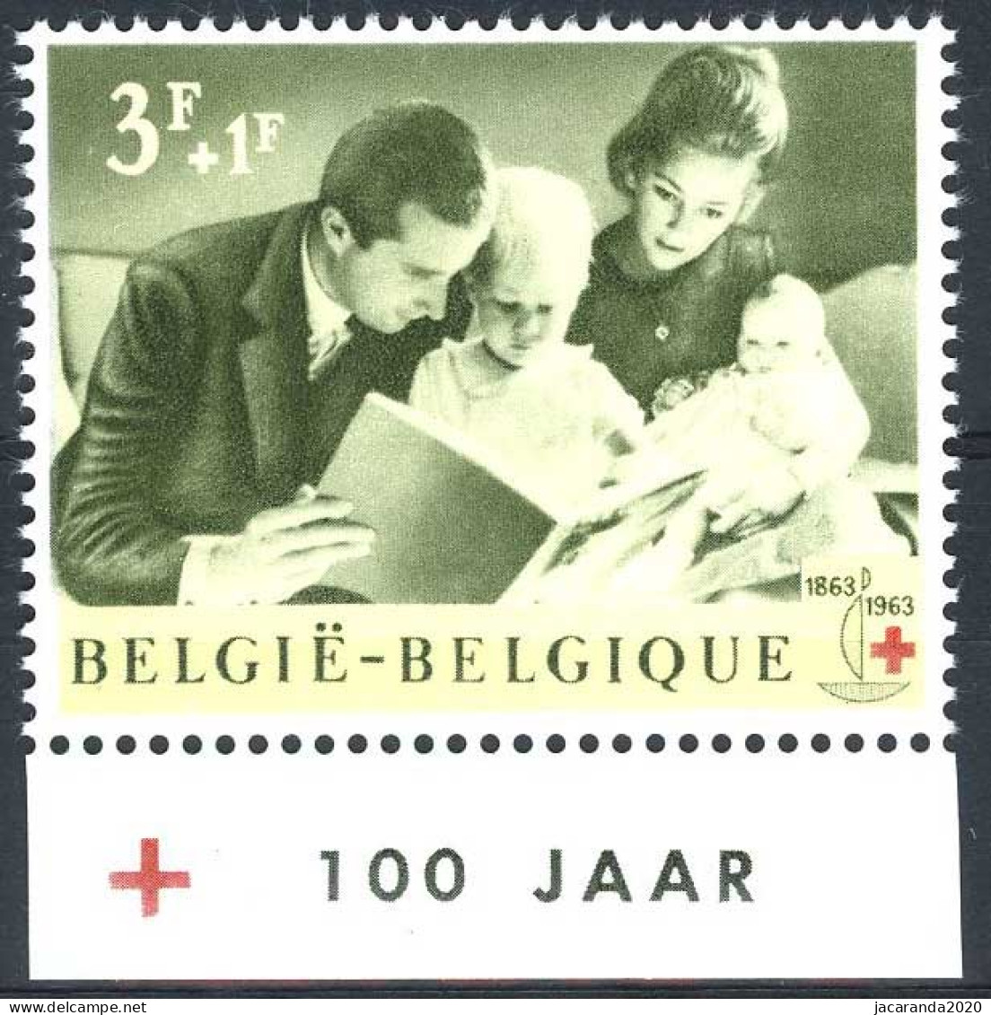 België PU194 ** - Prins Albert - Prinses Paola - Pubs Onderaan - 100 Jaar - Ungebraucht