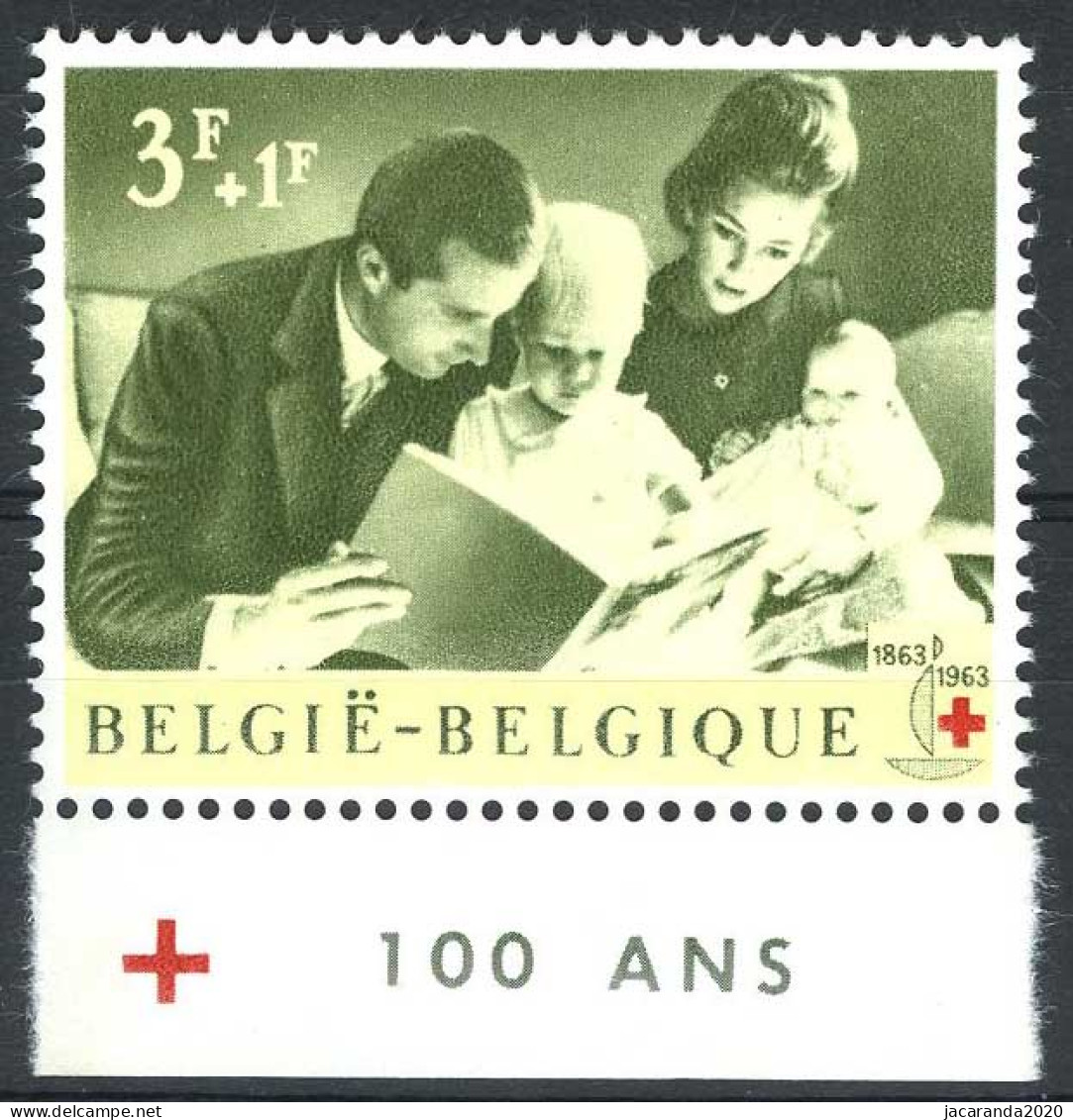 België PU197 ** - Prins Albert - Prinses Paola - Pubs Onderaan - 100 Ans - Postfris