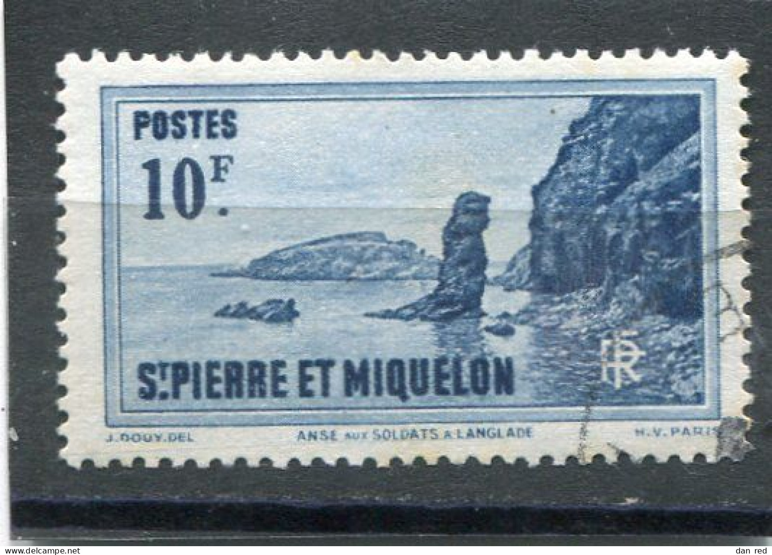 SAINT-PIERRE ET MIQUELON N° 187 (Y&T) (Oblitéré) - Oblitérés