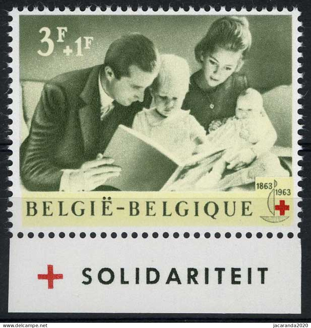 België PU195 ** - Prins Albert - Prinses Paola - Pubs Onderaan - Solidariteit - Nuovi