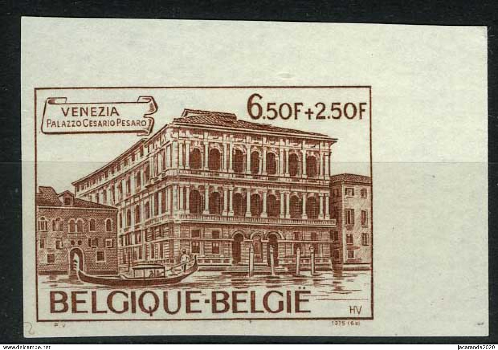 België 1759 ON - Pesaropaleis - Venetië - Palais Pesaro - Venise - Ongetand - Non Dentelé - 1961-1980