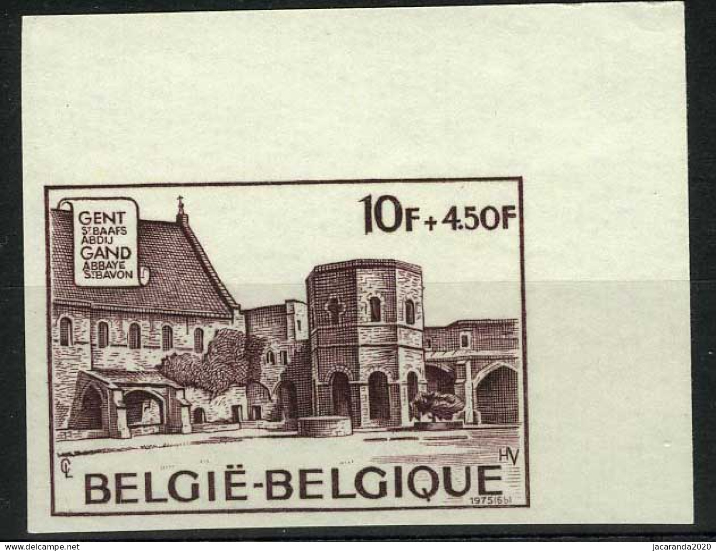 België 1760 ON - St.-Baafsabdij - Gent - Abbaye Saint-Bavon - Ongetand - Non Dentelé - 1961-1980