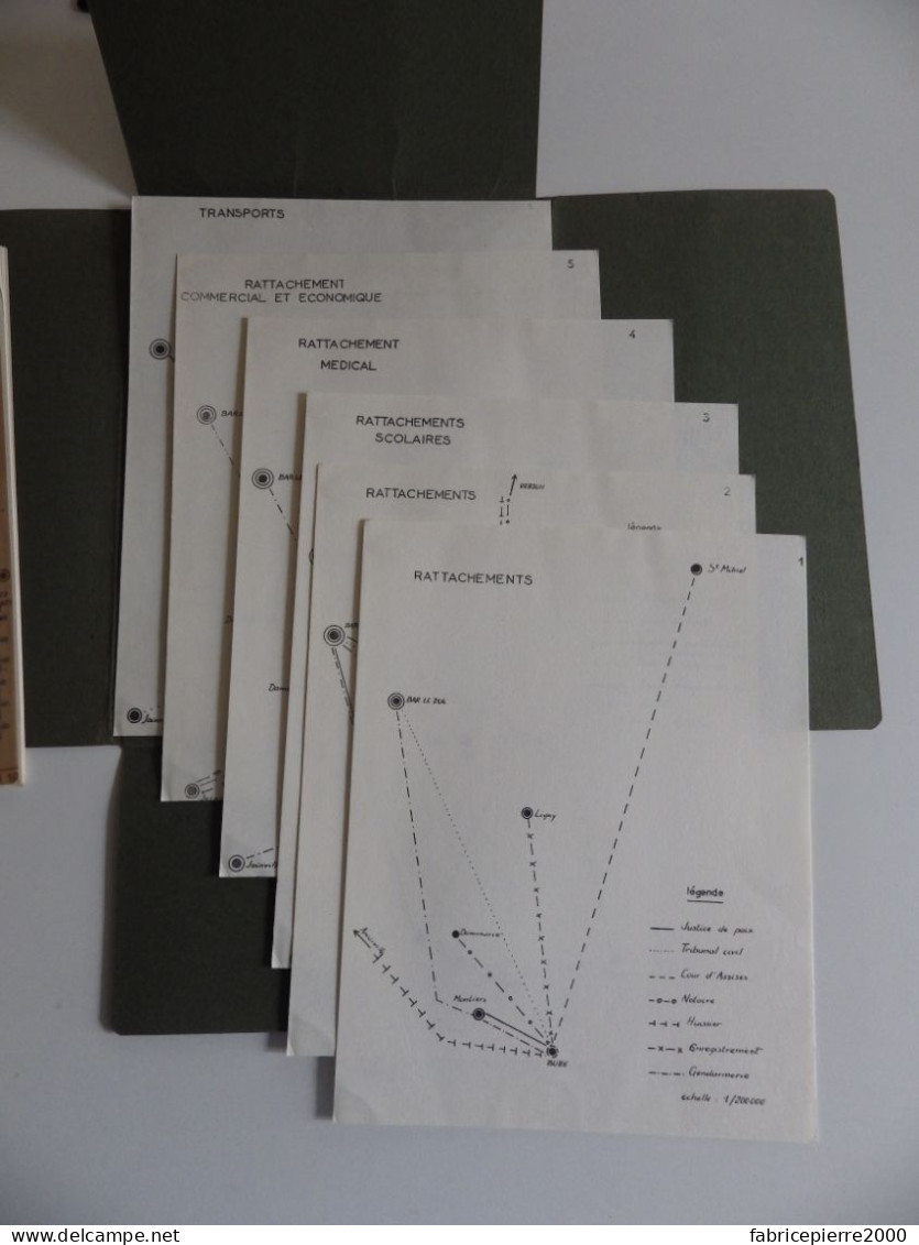 GUYOT - Bure-en-Barrois. Etude démo-économique (1800-1958) 1958 TBE Meuse nucléaire Cigéo radioactivité