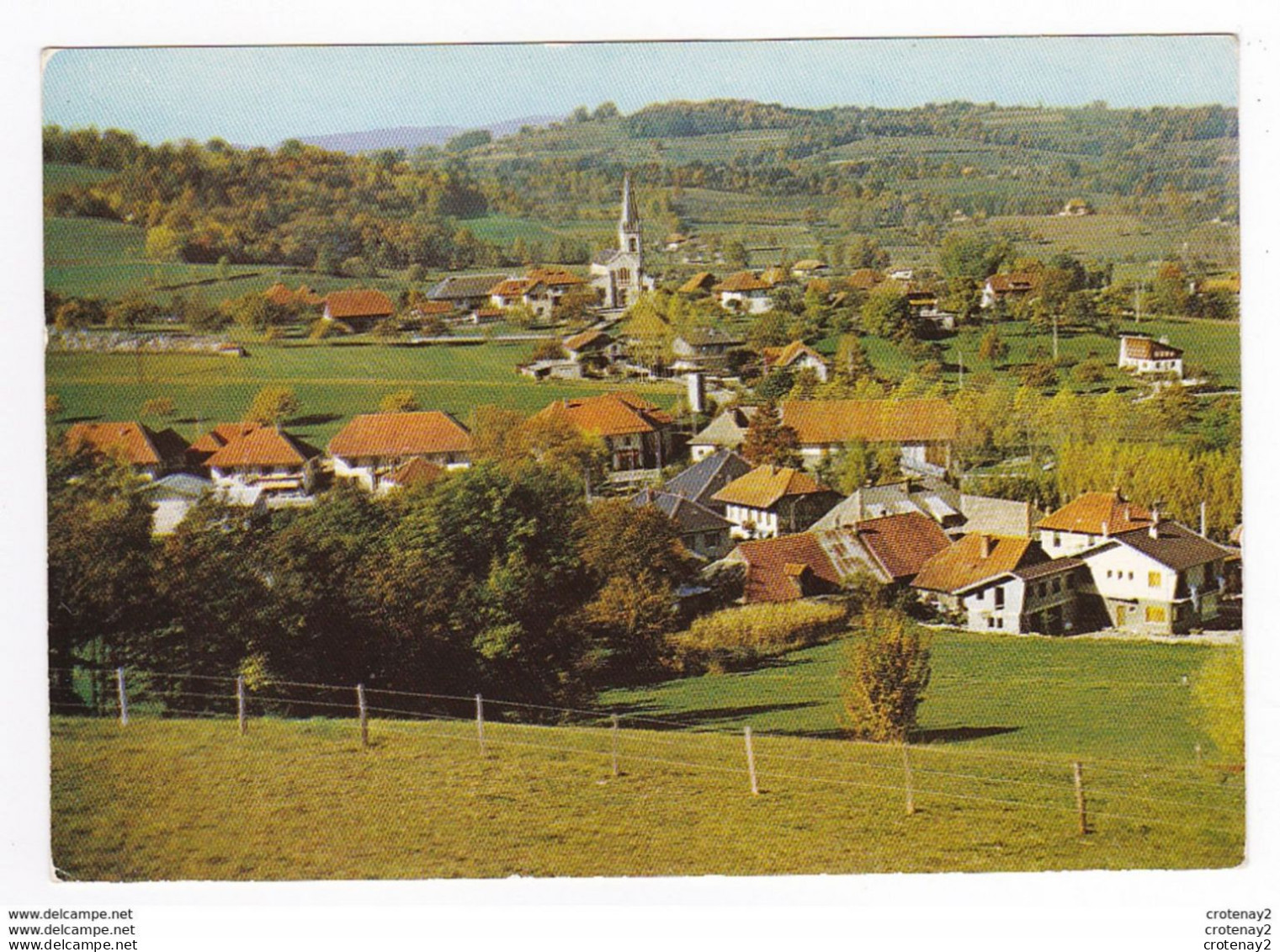 74 CUSY Vers Alby Sur Chéran N°6566 Vue Générale Région Du Pont De L'Abîme VOIR DOS - Alby-sur-Cheran