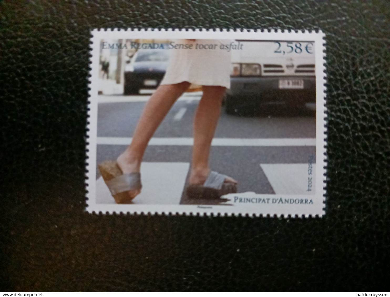 Andorra 2024 Andorre Emma REGADA Art Without Touching The Asphalt Sandals 1v Mnh - Unused Stamps