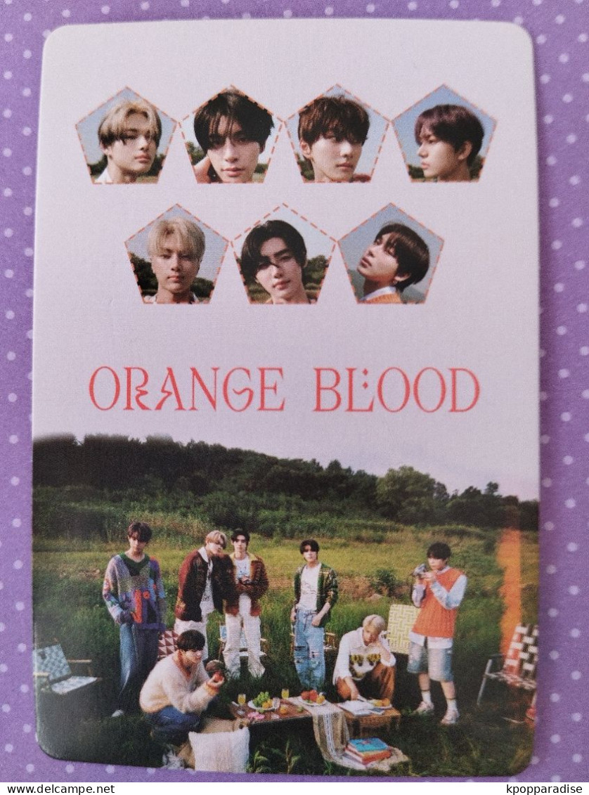 Photocard K POP au choix  ENHYPEN Orange blood Heeseung