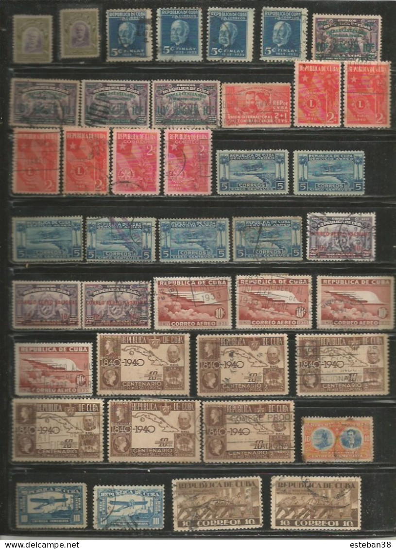 Cuba Timbres Diverses - Collections, Lots & Series