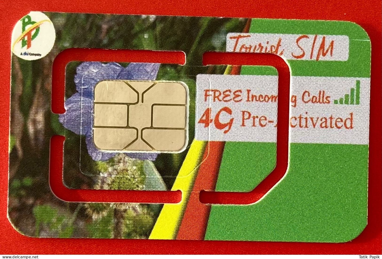 Bhoutan Bhutan Cell Telecom USIM Operator 2G 3G 4G 5G Prepaid Tourist SIM Card Large Nano Standard - Bután