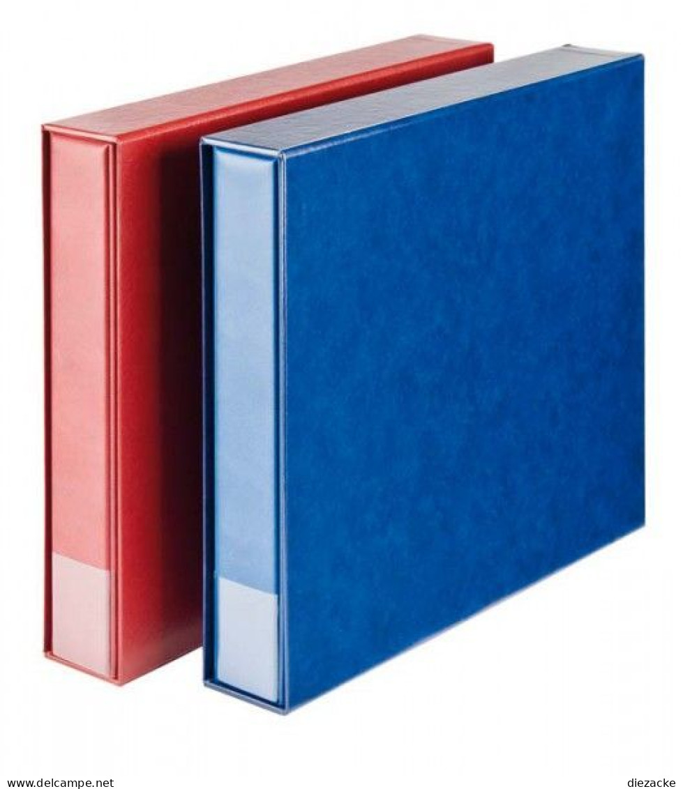 Lindner Ringbinder-Set Blau Standard XL Für Postkarten 3008-B Neu ( - Alben Leer