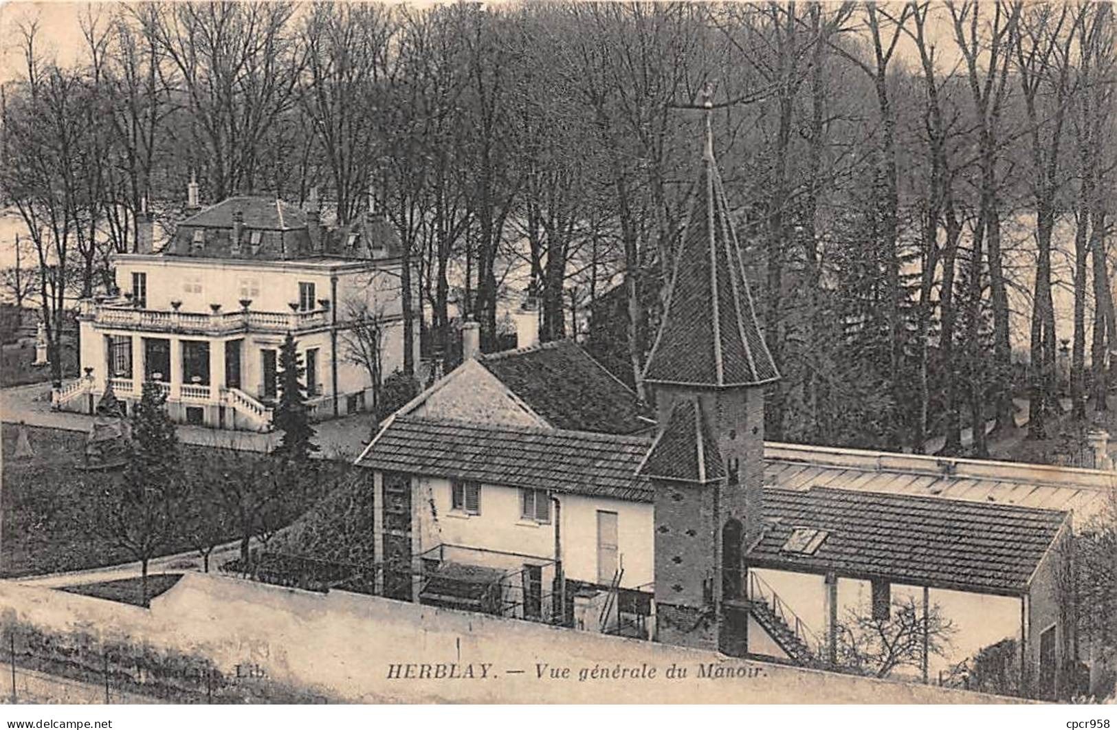 95 - HERBLAY - SAN66427 - Vue Générale Du Manoir - Herblay