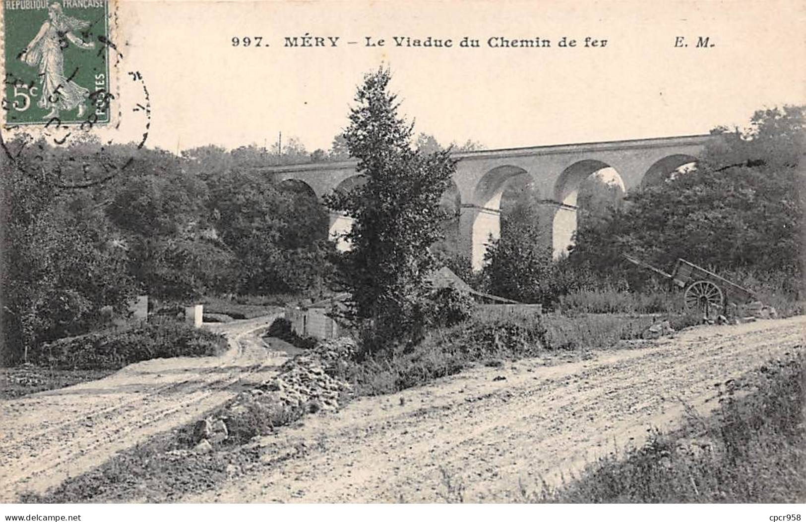 95 - MERY - SAN66445 - Le Viaduc Du Chemin De Fer - Mery Sur Oise