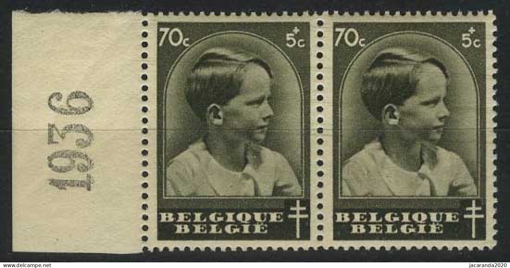 België 442 ** - Prins Boudewijn - Met Jaartal - Avec Date - Angoli Datati