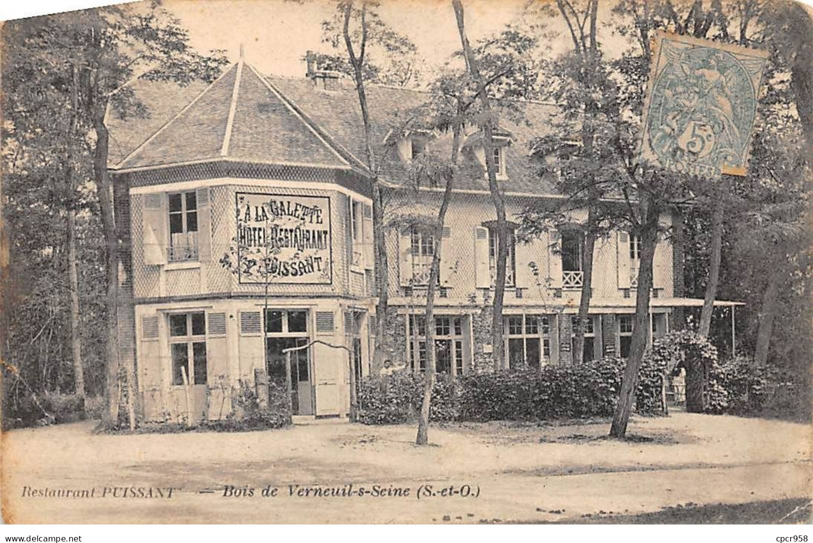 78 - SAN63114 - VERNEUIL SUR SEINE - Bois De Verneuil S-Seine - Restaurant Puissant - Verneuil Sur Seine