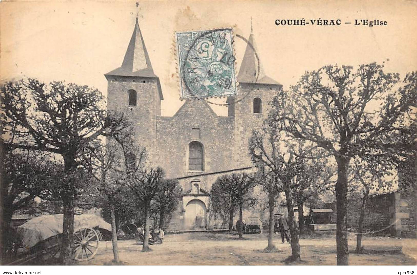 86 -  COUHE VERAC - SAN66176 - L'Eglise - Couhe