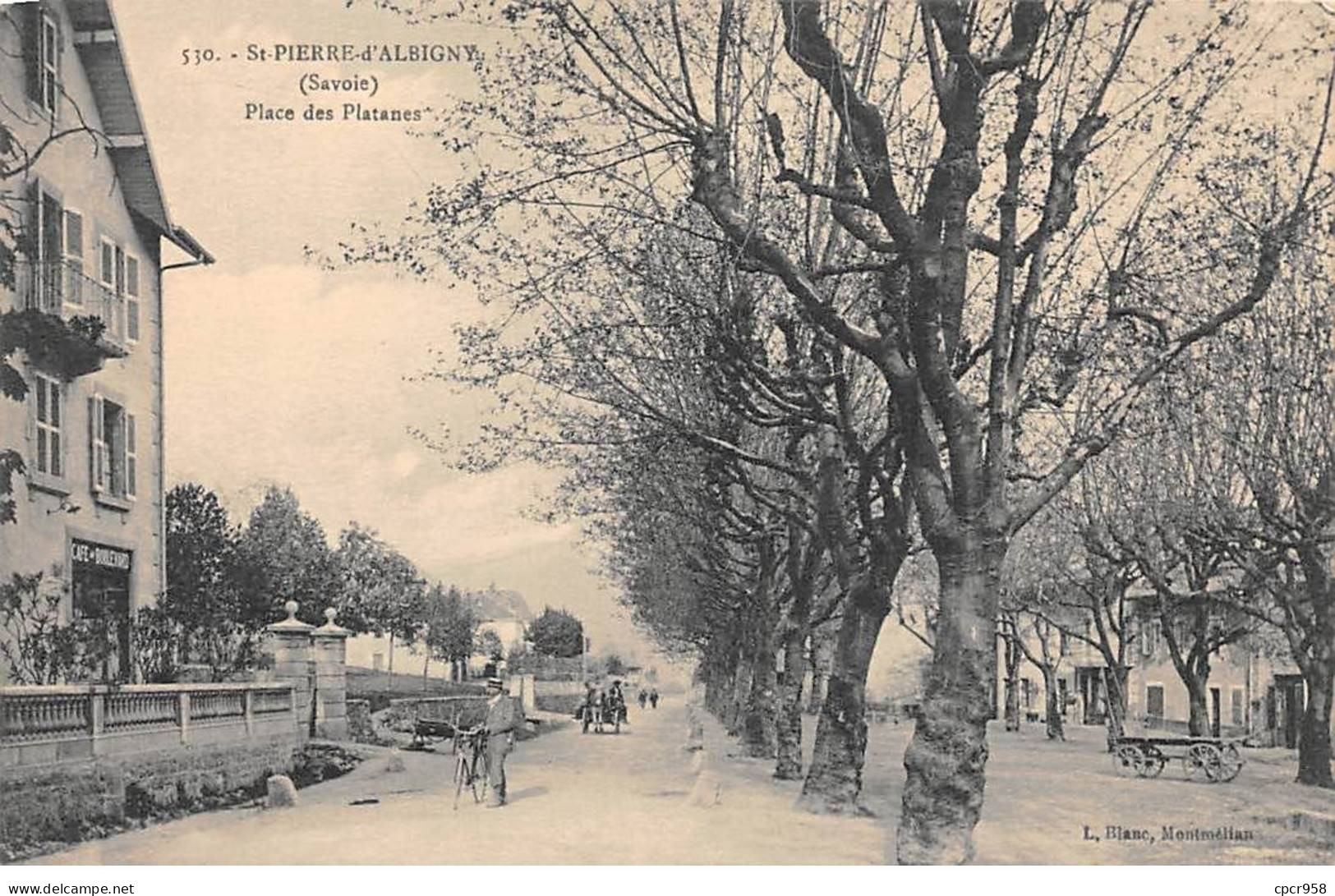 73 - ST PIERRE D'ALBIGNY - SAN65803 - Place Des Platanes - Saint Pierre D'Albigny