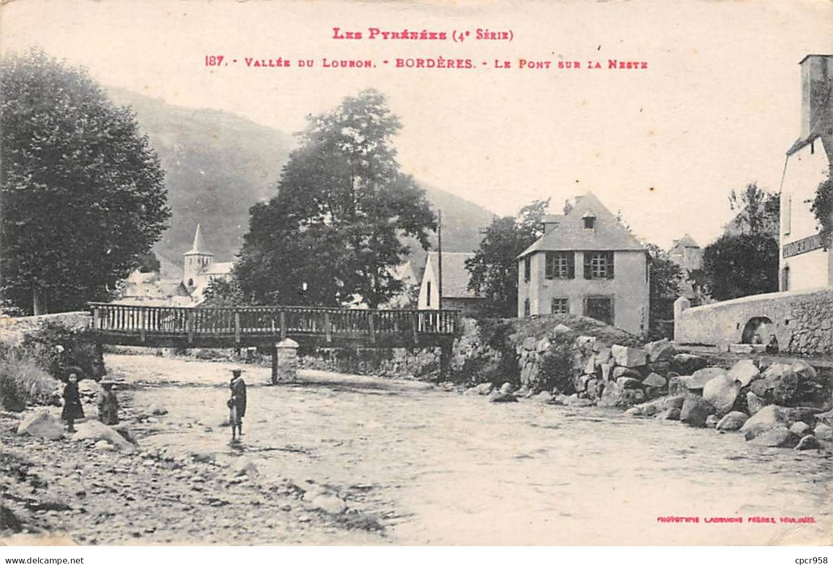 65 - BORDERES - SAN65753 - Le Pont Sur La Neste - Vallée Du Louron - Borderes Louron