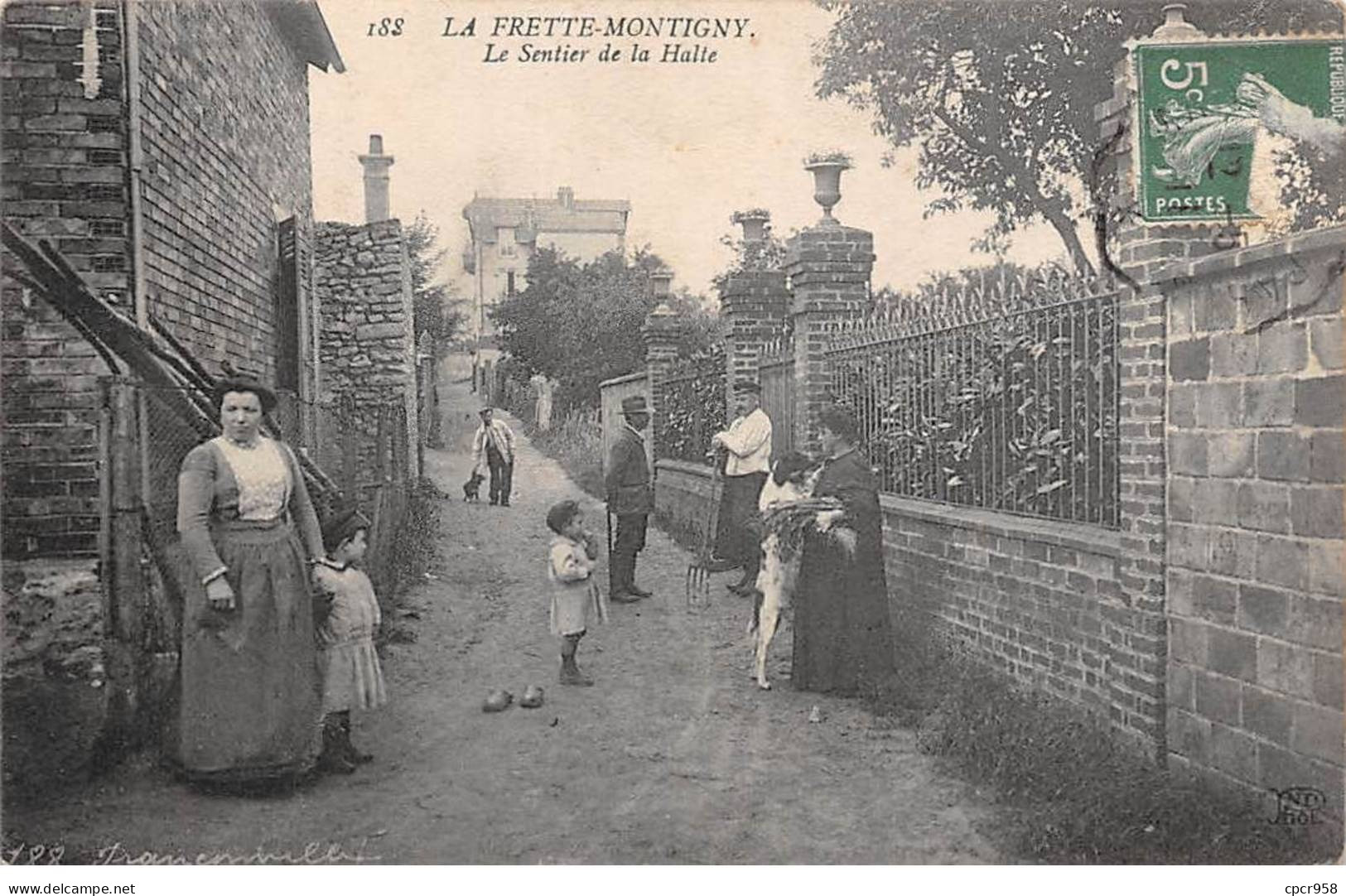 95 - SAN63530 - LA FRETTE MONTIGNY - Le Sentier De La Halte - La Frette-sur-Seine