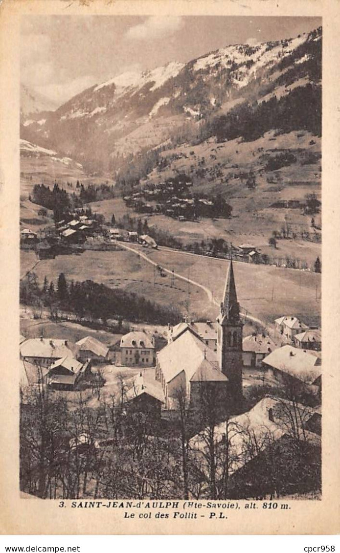 74 - SAINT JEAN D AULPH - SAN64163 - Le Col Des Follit - Saint-Jean-d'Aulps