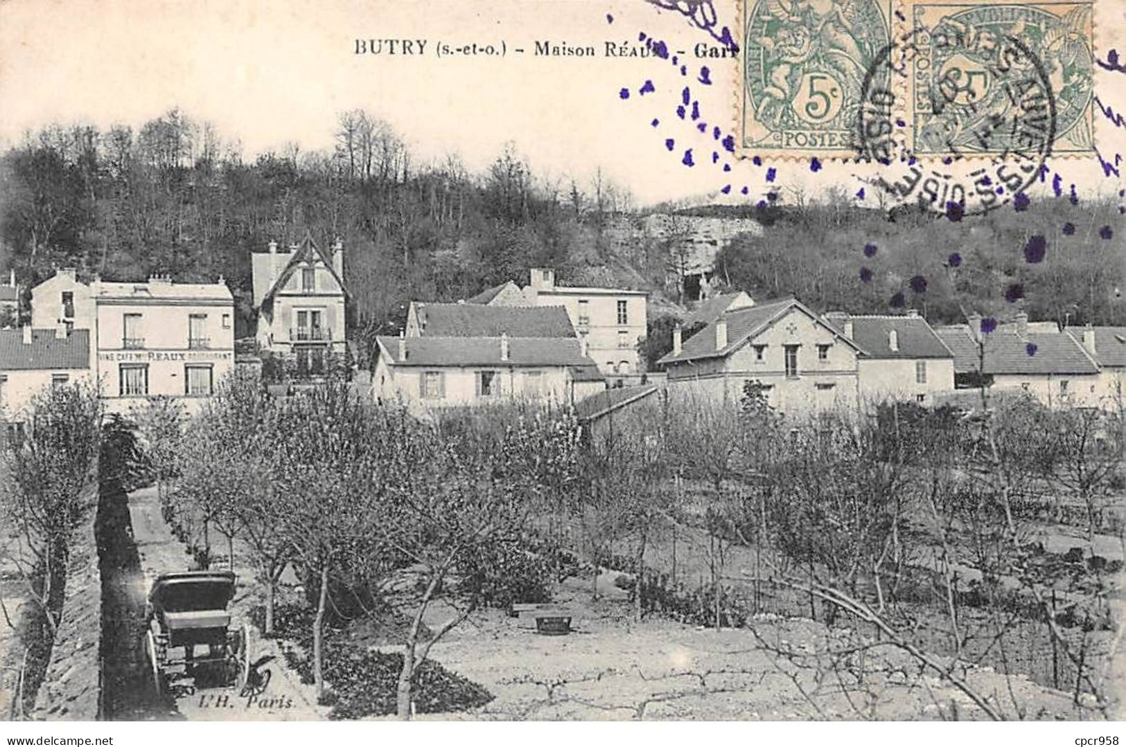 95 - SAN63439 - BUTRY - Maison Réau - Gare - Garnot Successeur - Butry