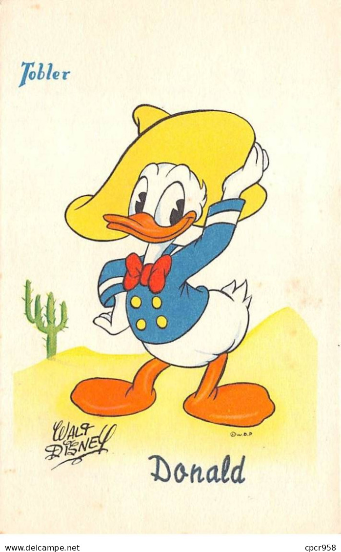 Disney - N°87817 - Tobler - Donald - Walt Disney - Carte Publicitaire - Disneyland