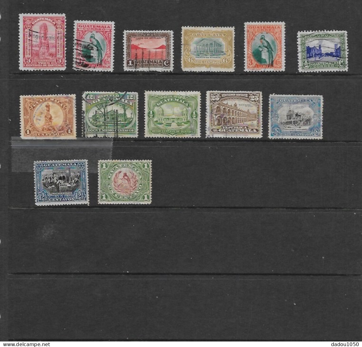 Lot Timbres Guatemala Oblitérés - Guatemala