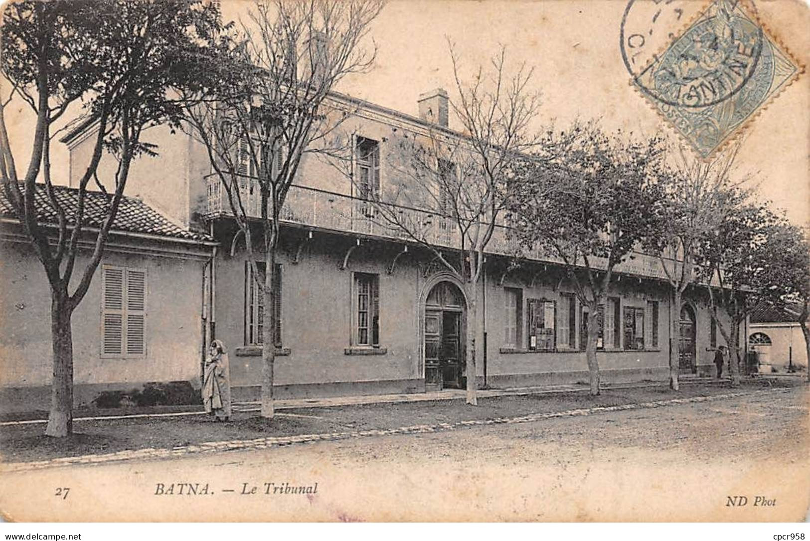 ALGERIE - SAN64587 - Batna - Le Tribunal - Batna