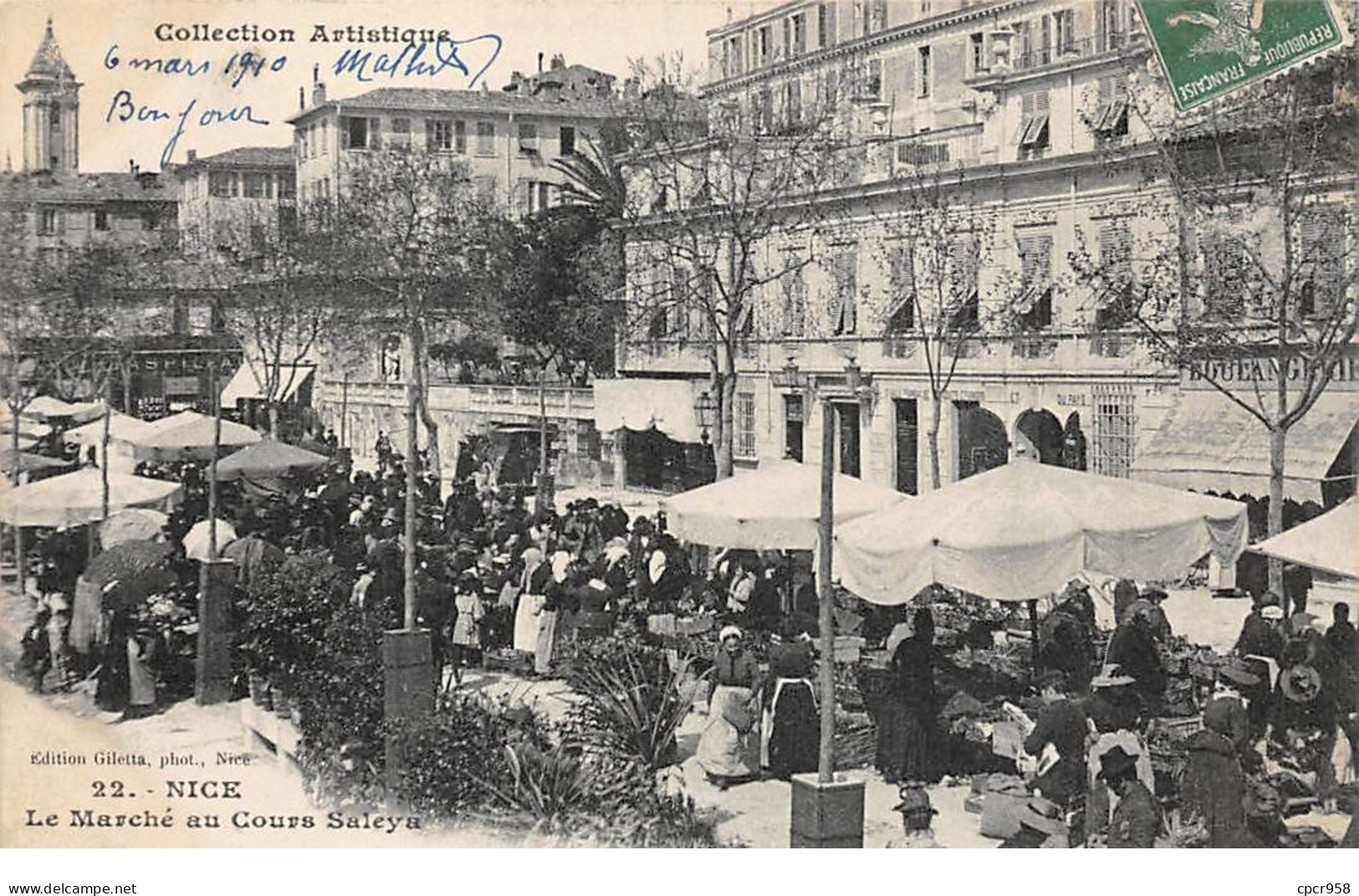 06 - N°74025 - NICE - Le Marché Au Cours Saleya - Marchés, Fêtes