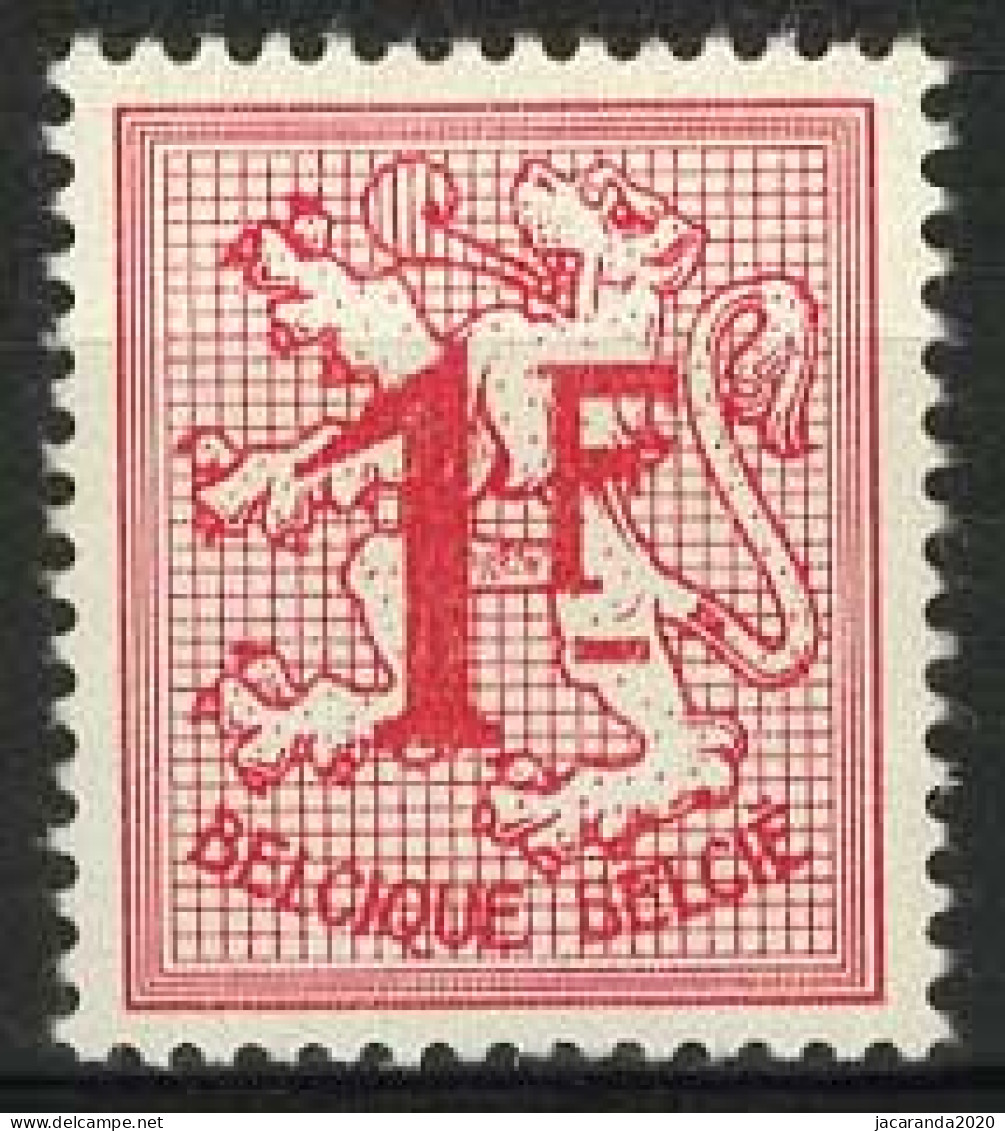 België R6 ** - Heraldieke Leeuw - 1F Helrood - (1027Bb) - Uitgifte Van 1959 - Franqueo