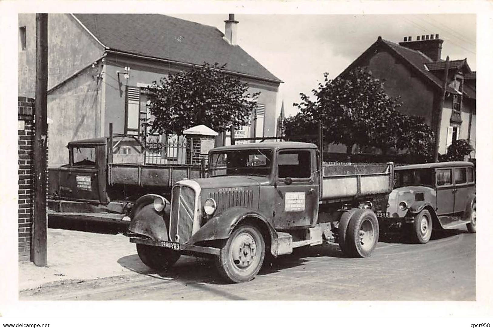 78 - N°89559 - LES MUREAUX - Entreprise Cusserne - Camion - Carte Photo - Les Mureaux