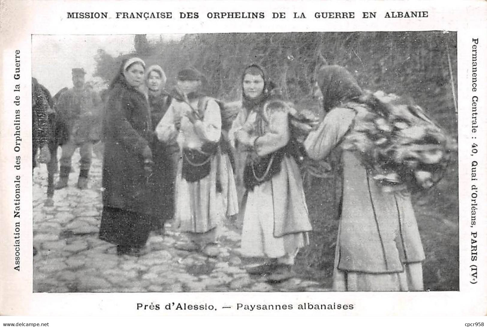 Albanie - N°89388 - Mission Française Des Orphelins De La Guerre En Albanie - Paysannes Albanaises - Albanië